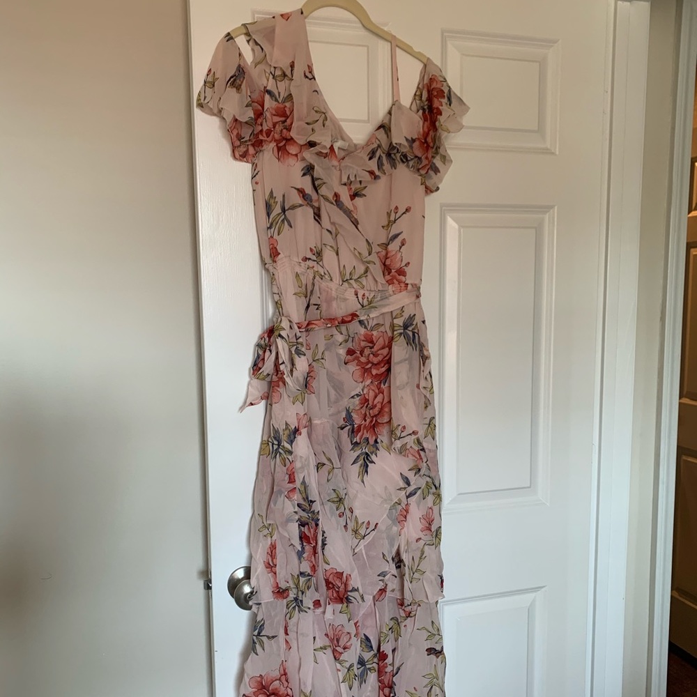 NWT Joie Pink Silk Floral Dress